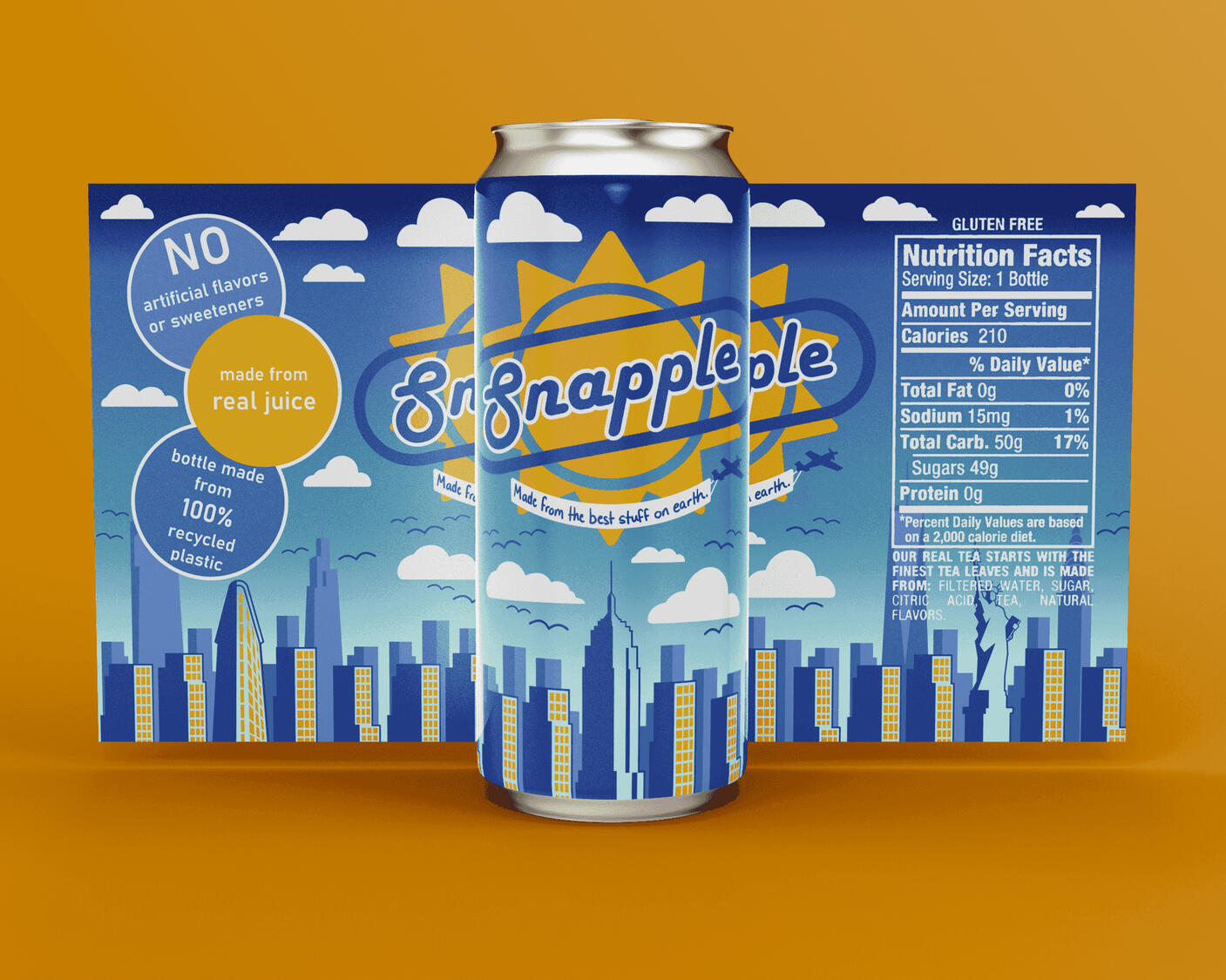 Snapple Redesign Mockup