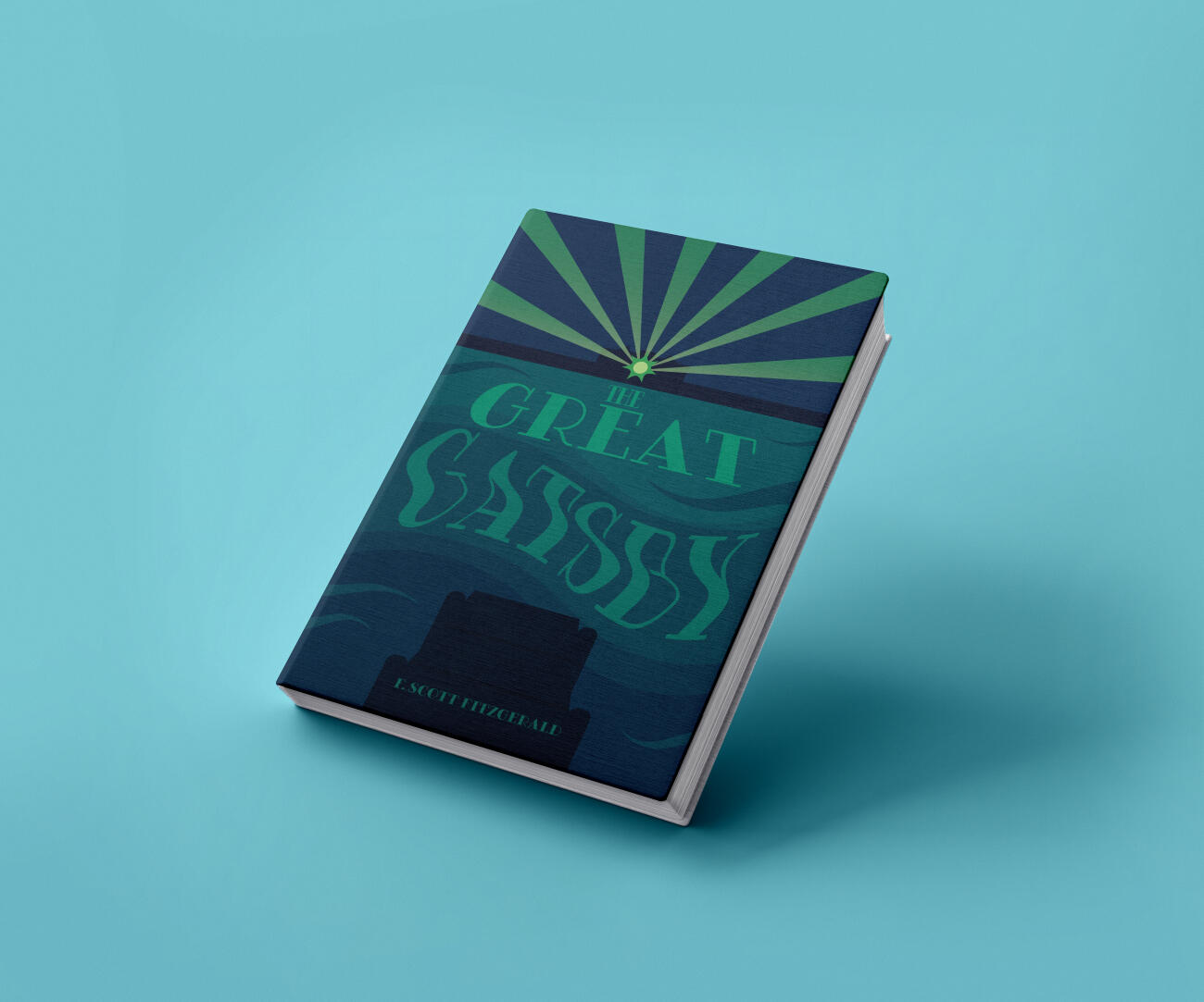 The Great Gatsby Book Cover Mockup