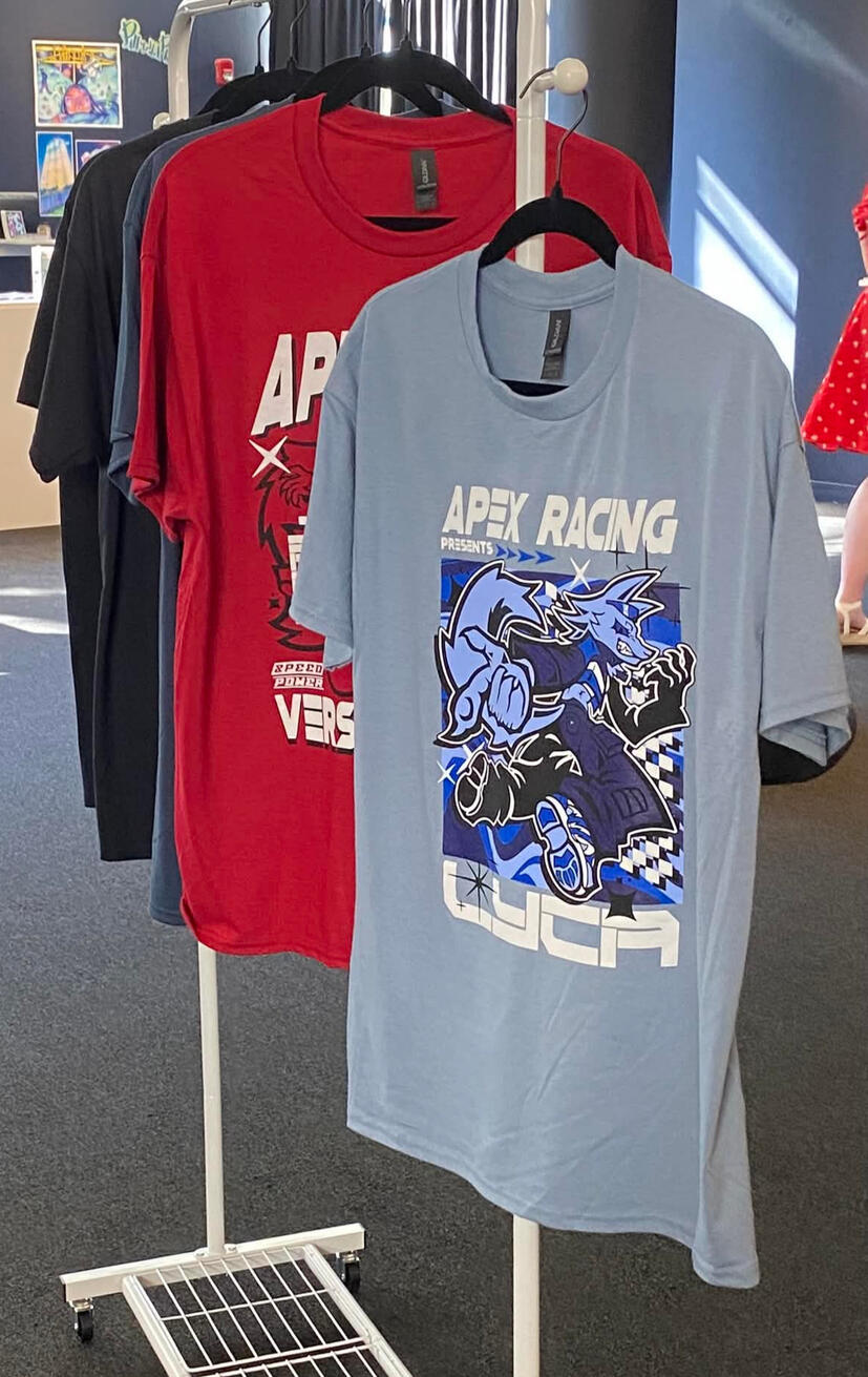 Apex Racing Shirt Rack